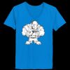 Ladies’  Junior Fine Jersey V-Neck Longer Length T-Shirt Thumbnail