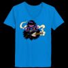 Ladies’  Junior Fine Jersey V-Neck Longer Length T-Shirt Thumbnail