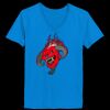 Ladies’  Junior Fine Jersey V-Neck Longer Length T-Shirt Thumbnail
