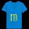Ladies’  Junior Fine Jersey V-Neck Longer Length T-Shirt Thumbnail