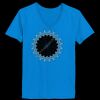 Ladies’  Junior Fine Jersey V-Neck Longer Length T-Shirt Thumbnail
