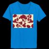 Ladies’  Junior Fine Jersey V-Neck Longer Length T-Shirt Thumbnail