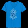 Ladies’  Junior Fine Jersey V-Neck Longer Length T-Shirt Thumbnail