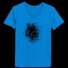 Ladies’  Junior Fine Jersey V-Neck Longer Length T-Shirt Thumbnail