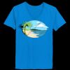 Ladies’  Junior Fine Jersey V-Neck Longer Length T-Shirt Thumbnail