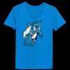 Ladies’  Junior Fine Jersey V-Neck Longer Length T-Shirt Thumbnail