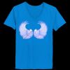 Ladies’  Junior Fine Jersey V-Neck Longer Length T-Shirt Thumbnail