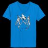 Ladies’  Junior Fine Jersey V-Neck Longer Length T-Shirt Thumbnail