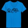 Ladies’  Junior Fine Jersey V-Neck Longer Length T-Shirt Thumbnail
