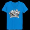Ladies’  Junior Fine Jersey V-Neck Longer Length T-Shirt Thumbnail