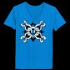 Ladies’  Junior Fine Jersey V-Neck Longer Length T-Shirt Thumbnail