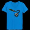 Ladies’  Junior Fine Jersey V-Neck Longer Length T-Shirt Thumbnail