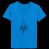 Ladies’  Junior Fine Jersey V-Neck Longer Length T-Shirt Thumbnail