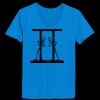 Ladies’  Junior Fine Jersey V-Neck Longer Length T-Shirt Thumbnail