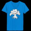 Ladies’  Junior Fine Jersey V-Neck Longer Length T-Shirt Thumbnail