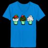 Ladies’  Junior Fine Jersey V-Neck Longer Length T-Shirt Thumbnail