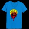 Ladies’  Junior Fine Jersey V-Neck Longer Length T-Shirt Thumbnail