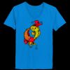 Ladies’  Junior Fine Jersey V-Neck Longer Length T-Shirt Thumbnail