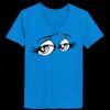 Ladies’  Junior Fine Jersey V-Neck Longer Length T-Shirt Thumbnail
