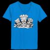 Ladies’  Junior Fine Jersey V-Neck Longer Length T-Shirt Thumbnail