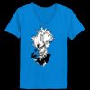 Ladies’  Junior Fine Jersey V-Neck Longer Length T-Shirt Thumbnail