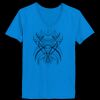 Ladies’  Junior Fine Jersey V-Neck Longer Length T-Shirt Thumbnail