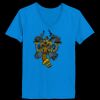 Ladies’  Junior Fine Jersey V-Neck Longer Length T-Shirt Thumbnail