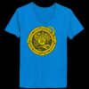 Ladies’  Junior Fine Jersey V-Neck Longer Length T-Shirt Thumbnail