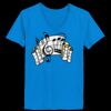 Ladies’  Junior Fine Jersey V-Neck Longer Length T-Shirt Thumbnail