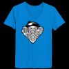 Ladies’  Junior Fine Jersey V-Neck Longer Length T-Shirt Thumbnail