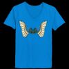 Ladies’  Junior Fine Jersey V-Neck Longer Length T-Shirt Thumbnail