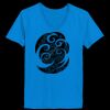 Ladies’  Junior Fine Jersey V-Neck Longer Length T-Shirt Thumbnail