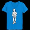 Ladies’  Junior Fine Jersey V-Neck Longer Length T-Shirt Thumbnail