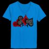 Ladies’  Junior Fine Jersey V-Neck Longer Length T-Shirt Thumbnail