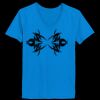 Ladies’  Junior Fine Jersey V-Neck Longer Length T-Shirt Thumbnail