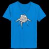 Ladies’  Junior Fine Jersey V-Neck Longer Length T-Shirt Thumbnail