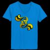 Ladies’  Junior Fine Jersey V-Neck Longer Length T-Shirt Thumbnail