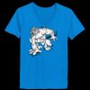 Ladies’  Junior Fine Jersey V-Neck Longer Length T-Shirt Thumbnail