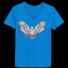 Ladies’  Junior Fine Jersey V-Neck Longer Length T-Shirt Thumbnail