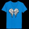 Ladies’  Junior Fine Jersey V-Neck Longer Length T-Shirt Thumbnail