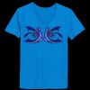 Ladies’  Junior Fine Jersey V-Neck Longer Length T-Shirt Thumbnail
