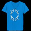 Ladies’  Junior Fine Jersey V-Neck Longer Length T-Shirt Thumbnail