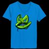 Ladies’  Junior Fine Jersey V-Neck Longer Length T-Shirt Thumbnail