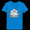 Ladies’  Junior Fine Jersey V-Neck Longer Length T-Shirt Thumbnail