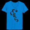 Ladies’  Junior Fine Jersey V-Neck Longer Length T-Shirt Thumbnail