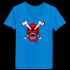 Ladies’  Junior Fine Jersey V-Neck Longer Length T-Shirt Thumbnail