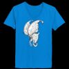 Ladies’  Junior Fine Jersey V-Neck Longer Length T-Shirt Thumbnail