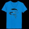 Ladies’  Junior Fine Jersey V-Neck Longer Length T-Shirt Thumbnail