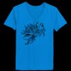 Ladies’  Junior Fine Jersey V-Neck Longer Length T-Shirt Thumbnail
