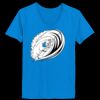 Ladies’  Junior Fine Jersey V-Neck Longer Length T-Shirt Thumbnail